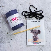 DIY Crochet Kit Elephant Mo Eco Barbante Lava