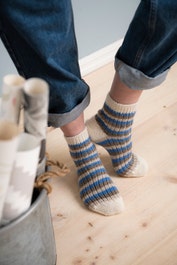 Randres - gestreepte sokken