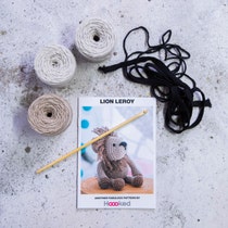 DIY Crochet Kit Lion Leroy Eco Barbante